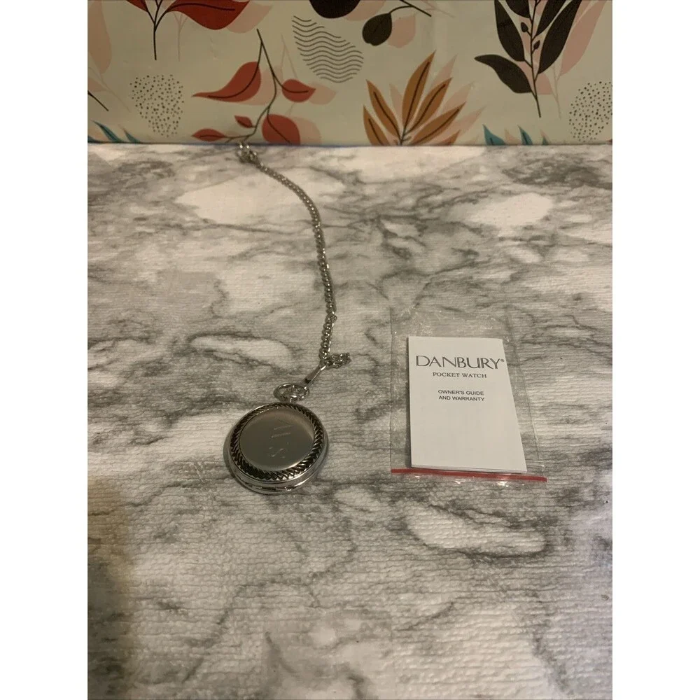 Danbury Mint Mechanical Pocket Watch Parts Or Repair